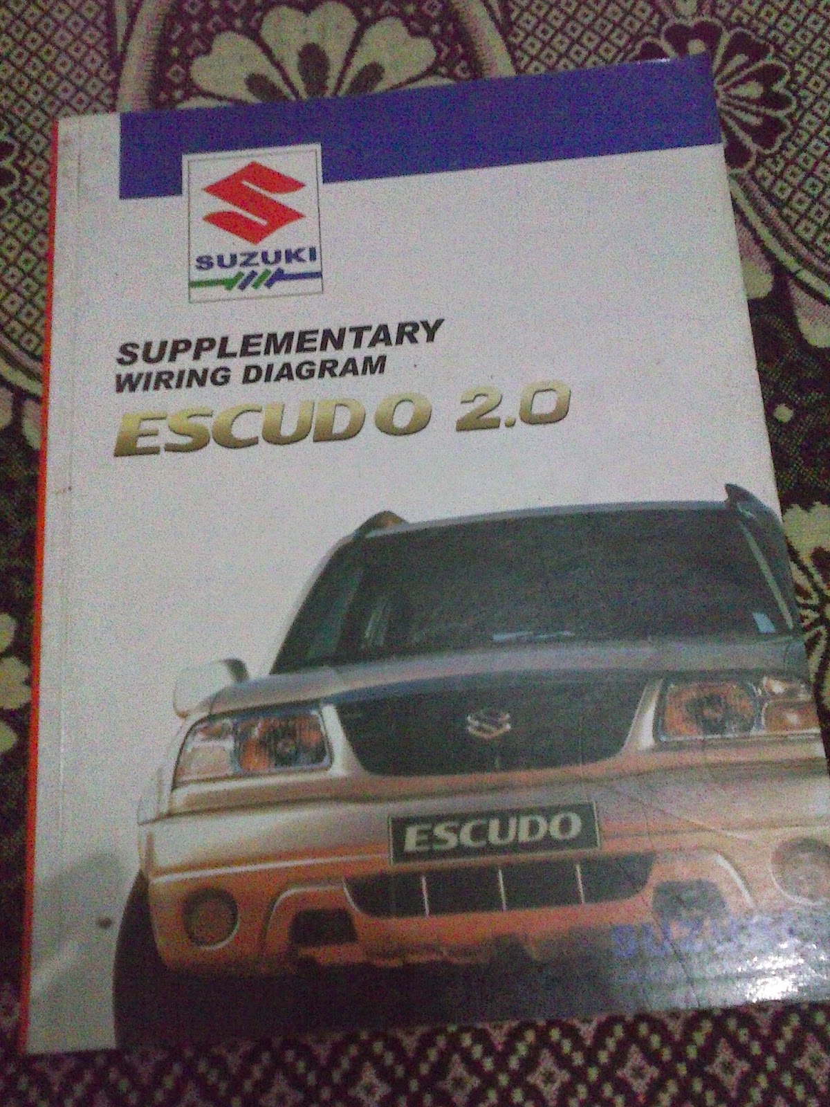 Wiring Diagram Suzuki Escudo 2.0 Rp. 750.000,-
