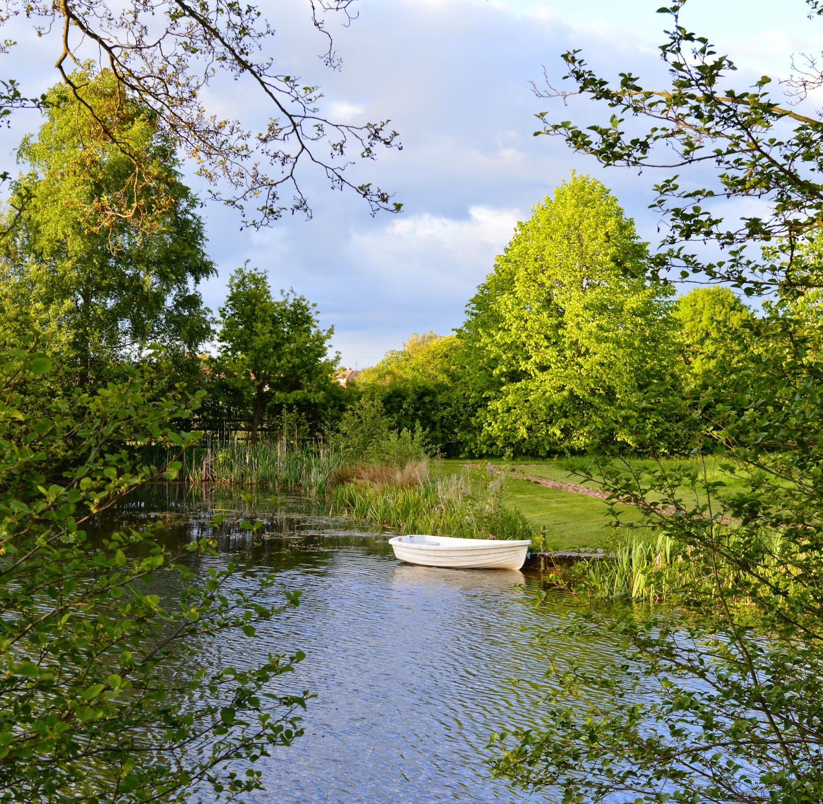 Acorn Glade - glamping in Yorkshire - Rowing boat
