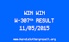 WIN WIN W 307 Lottery Result 11-5-2015