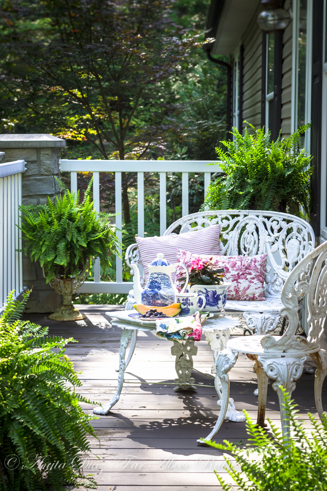 Summer porch and Country Living Magazine