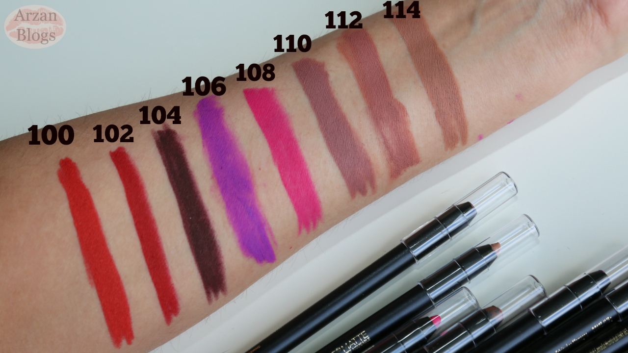 L'Oreal Matte Lipsticks Swatches & Review (12 shades) .