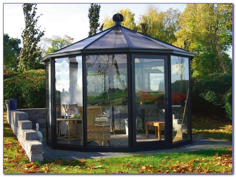 Is It A Freestanding Sunroom Or A Luxury Gazebo Decoration Examples