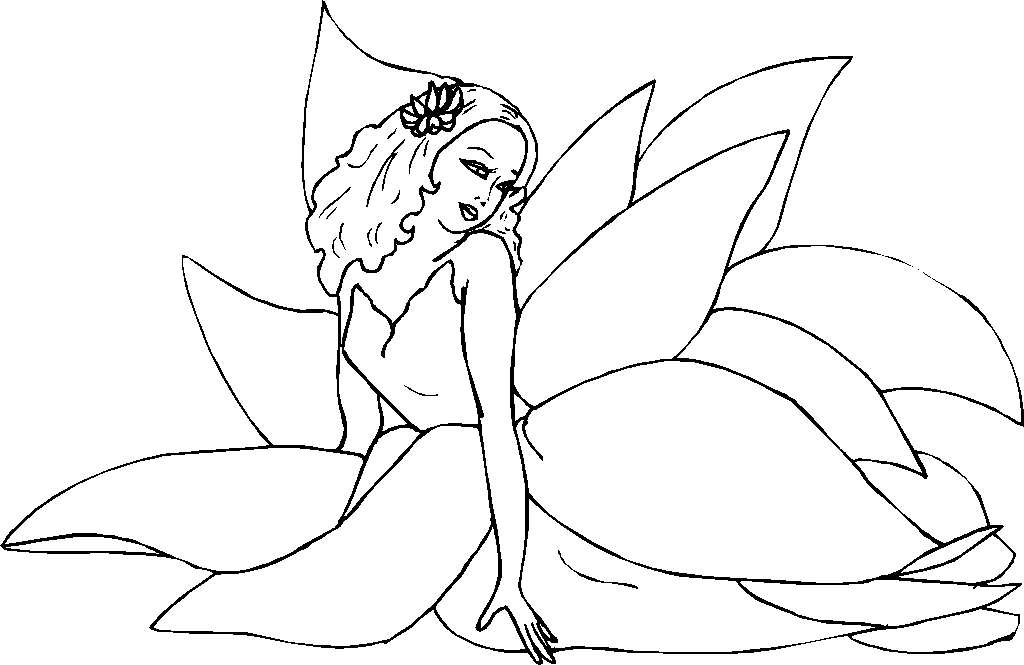 fairies coloring pages that you can print - photo #28