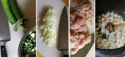 Zubereitung Grünes Curry mit Hähnchen und Gemüse mit der Cook 4 me Zubereitung Grünes Curry mit Hähnchen und Gemüse mit der Cook 4 me