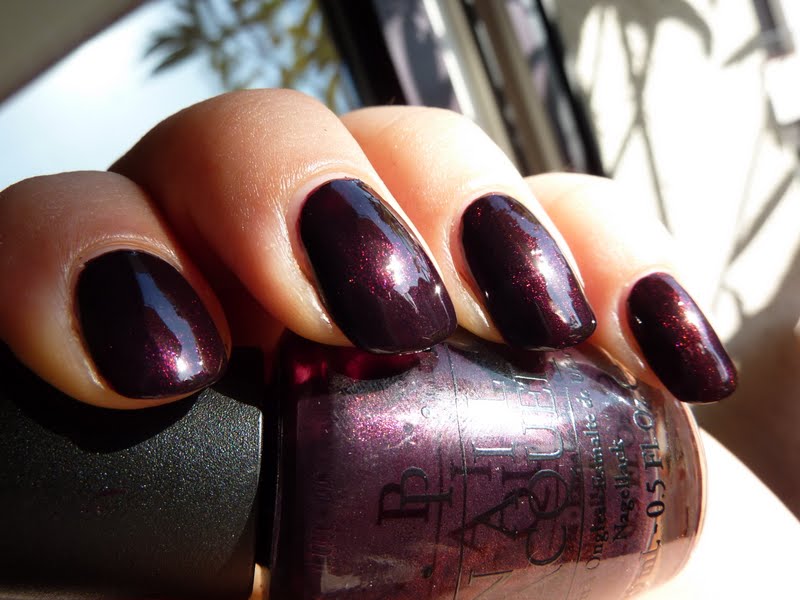 Opinionated Little Finger OPI Black Cherry Chutney