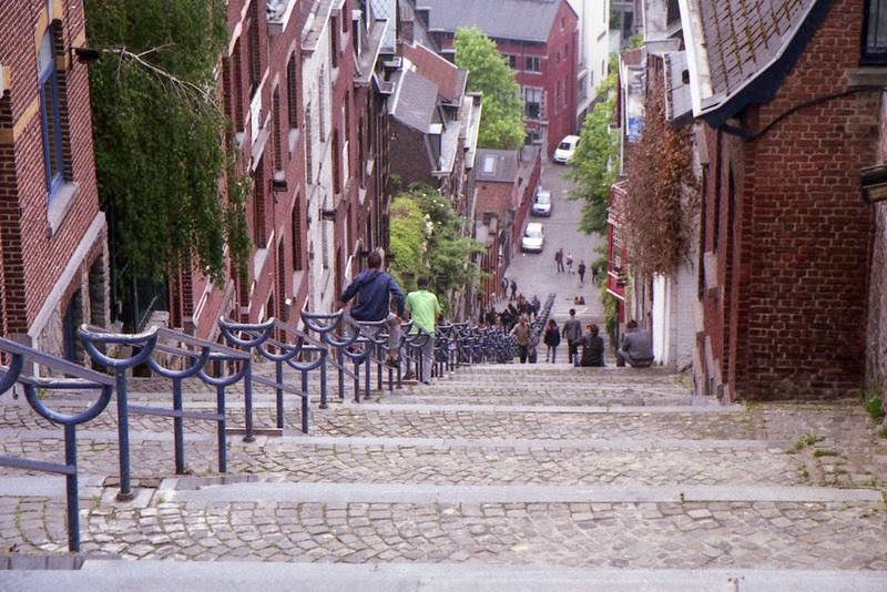 Montagne De Bueren liege belgium, montagne de bueren, staircase in belgium, mountain in belgium, liege stairs, tallest mountain in belgium,