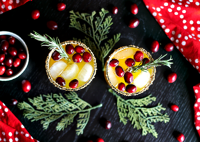 Holiday Gold Passion Fruit Spritzer