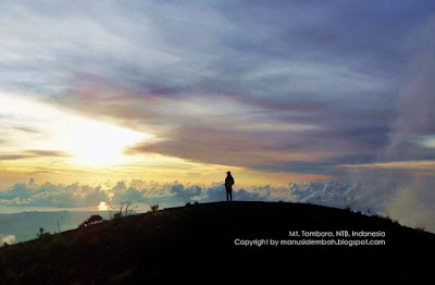 gunung tambora puncak gunung tambora