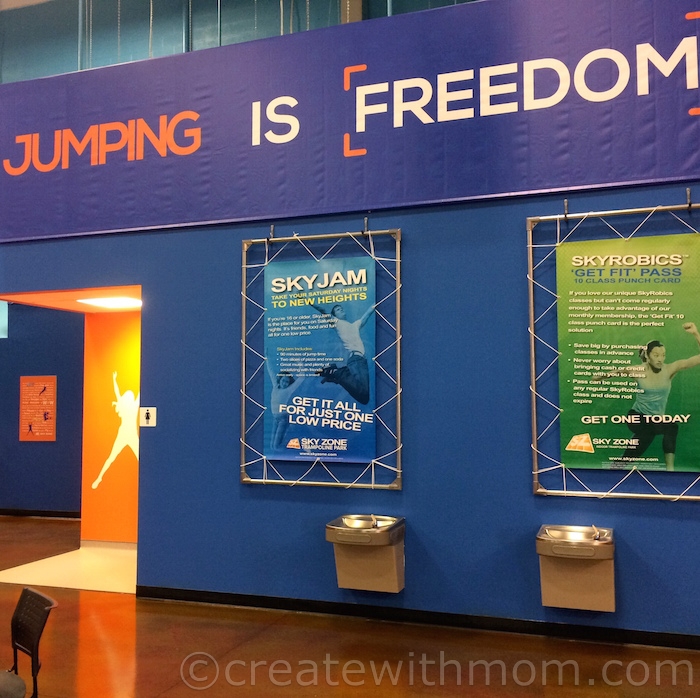 Create With Mom Sky Zone Trampoline Park in Whitby