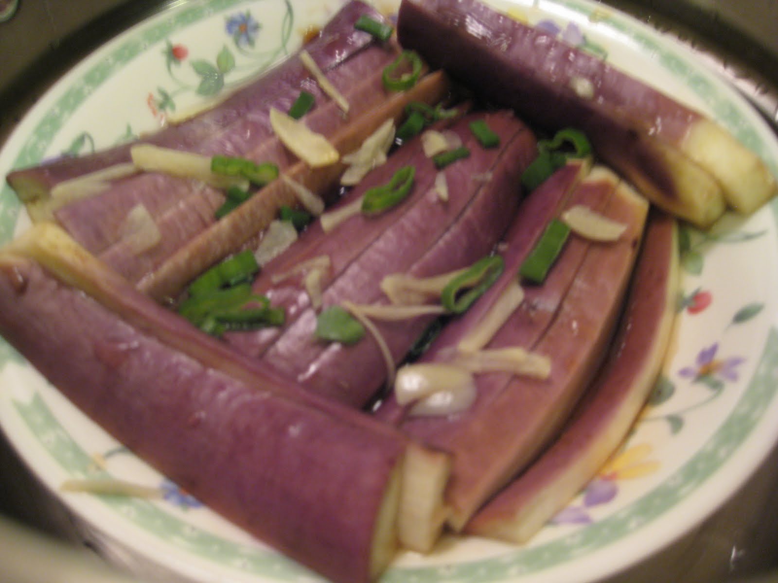 Simple glutenfree recipes Steamed Eggplant