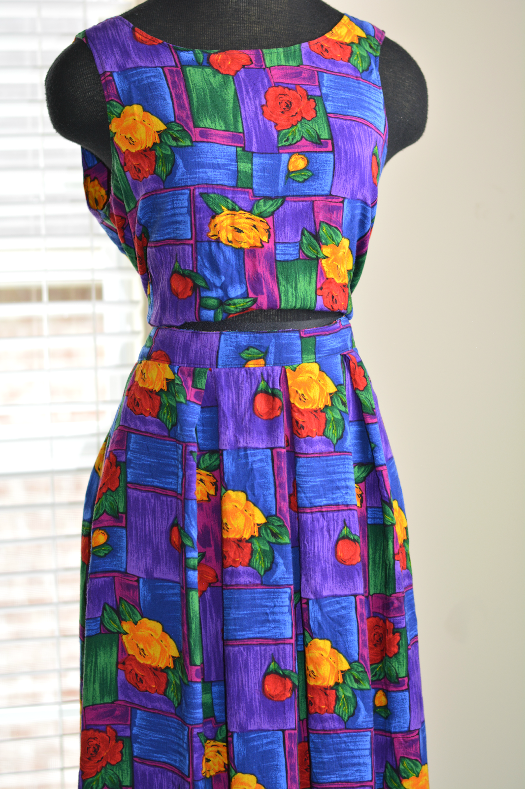 thrift store dress to skirt diy