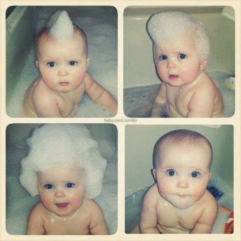 Bubble Bath Hair Styles}