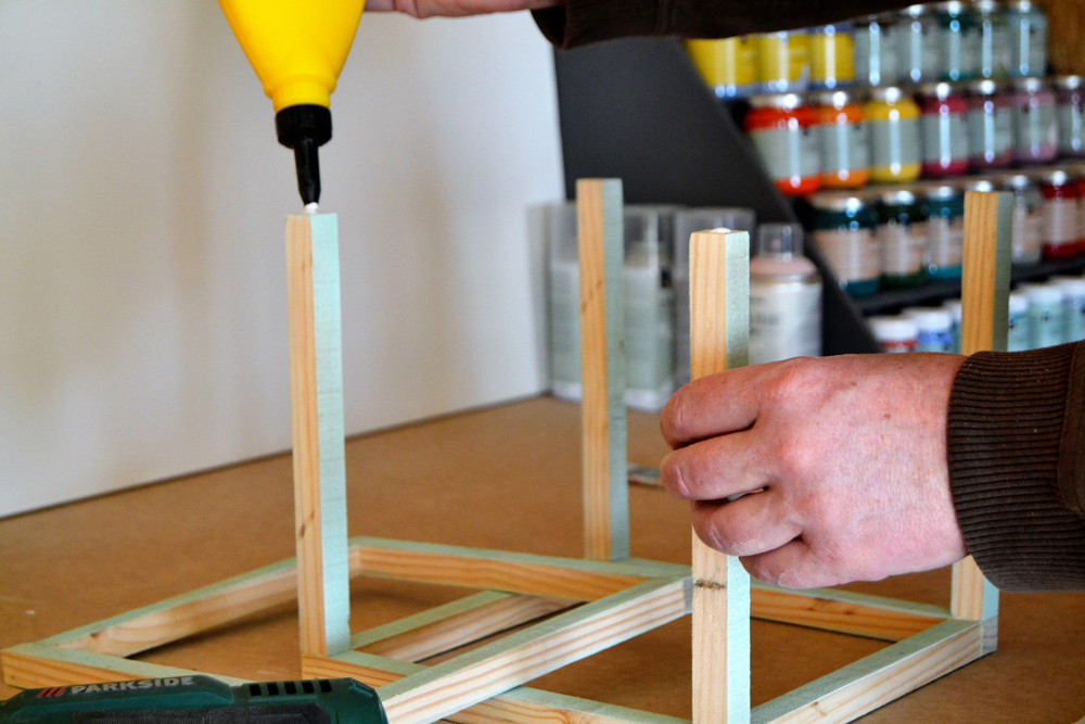 Como hacer una lámpara de madera en forma de cubo para tu dormitorio,  DIY tutorial paso a paso.