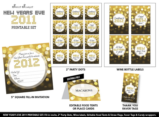 Kara s Party Ideas All That Glitters New Year s Eve Party  - 98