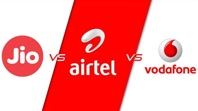 Jio vs Airtel vs Vodafone Jio vs Airtel vs Vodafone