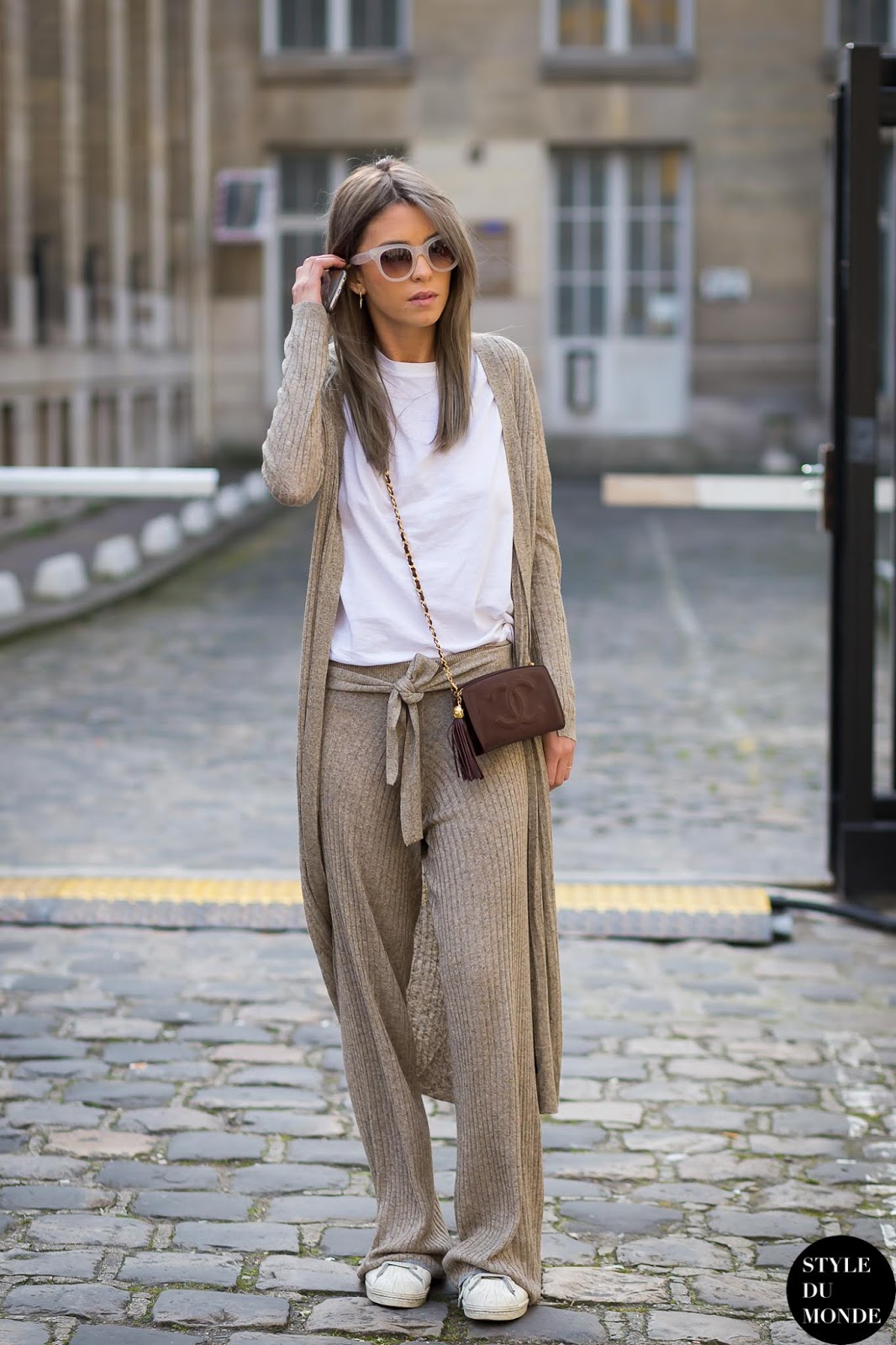 We're Obsessed With This Luxe Loungewear Look