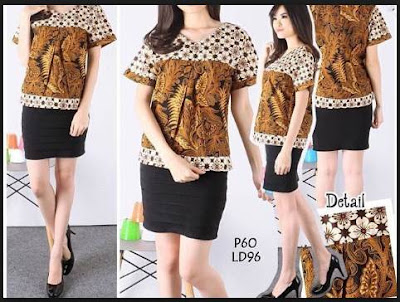 Model baju batik kerja wanita terbaru Model baju batik kerja wanita terbaru