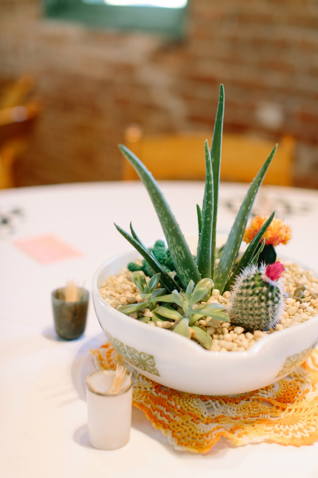 Loose Shoelaces DIY Cacti Wedding Centerpieces