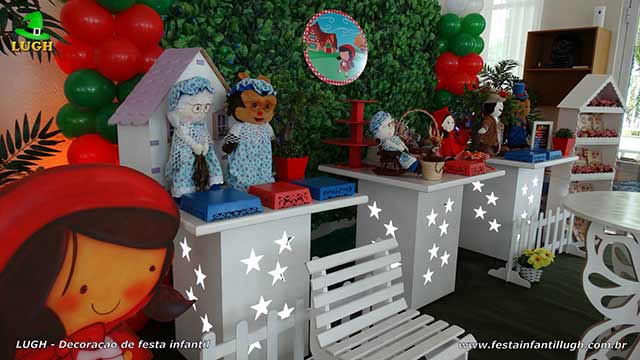 Decoração de mesa temática infantil Chapeuzinho Vermelho Decoração de mesa temática infantil Chapeuzinho Vermelho - Festa de aniversário