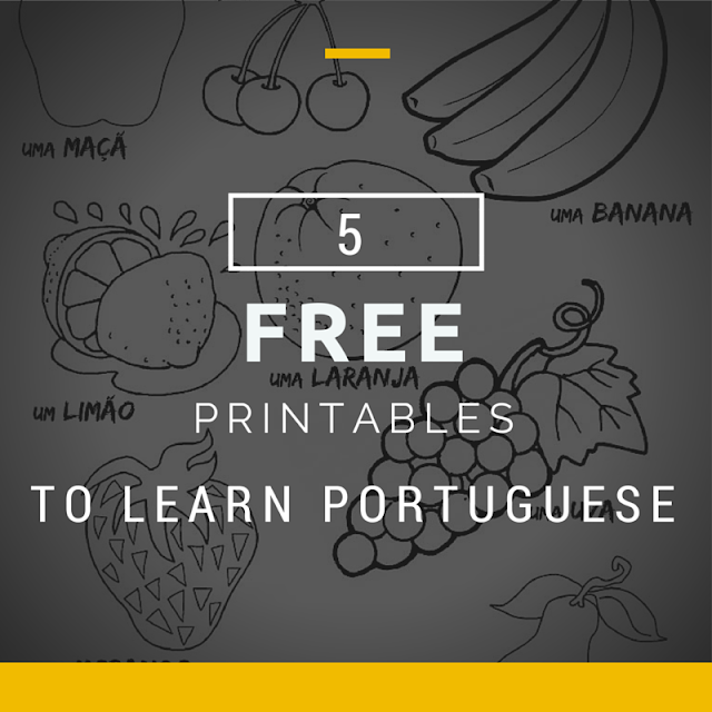 the piripiri lexicon 5 Portuguese printables