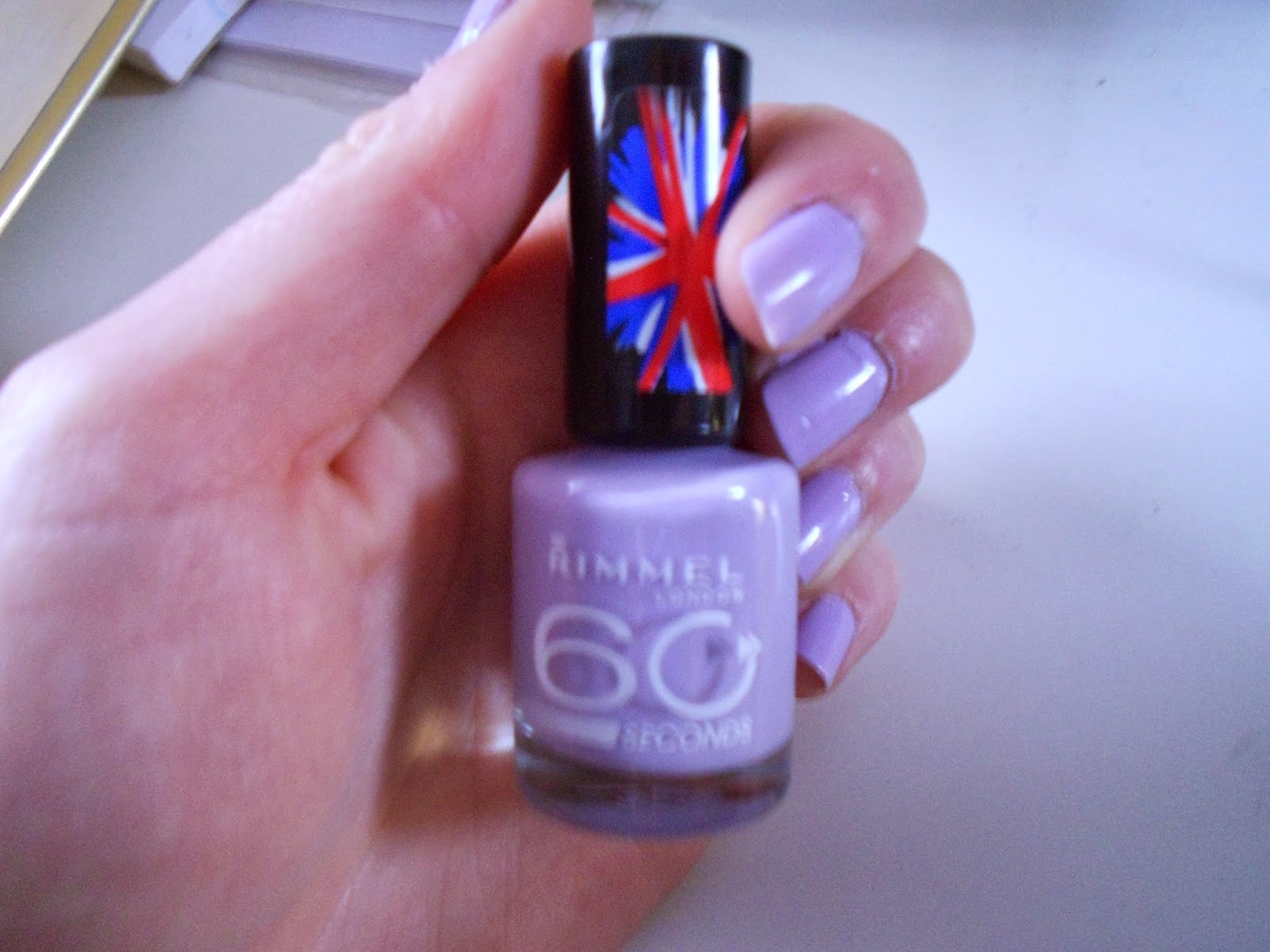 Review Rimmel 60 Seconds nail varnish in 410 I Lilac You VOGUE BY MAYA