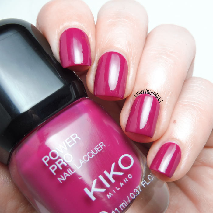 Smalto lampone Kiko Power Pro 111 Sweet Raspberry creme nail polish #kikonails #kikocosmetics #kikotrendsetter #lightyournails Smalto lampone Kiko Power Pro 111 Sweet Raspberry creme nail polish #kikonails #kikocosmetics #kikotrendsetter #lightyournails