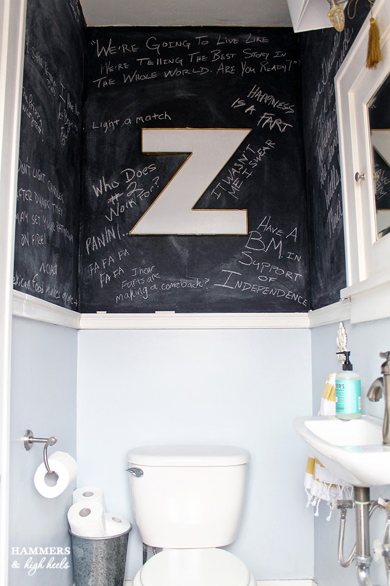 Hammers and High Heels Five Year Refresh Week 4 Our Mini Chalkboard