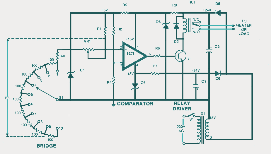 Temperature controller | Schematics World