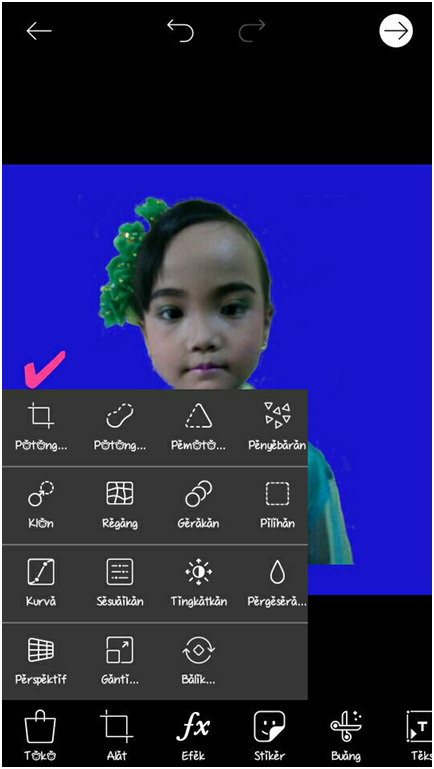 edit background pas photo di HP edit background pas photo di HP