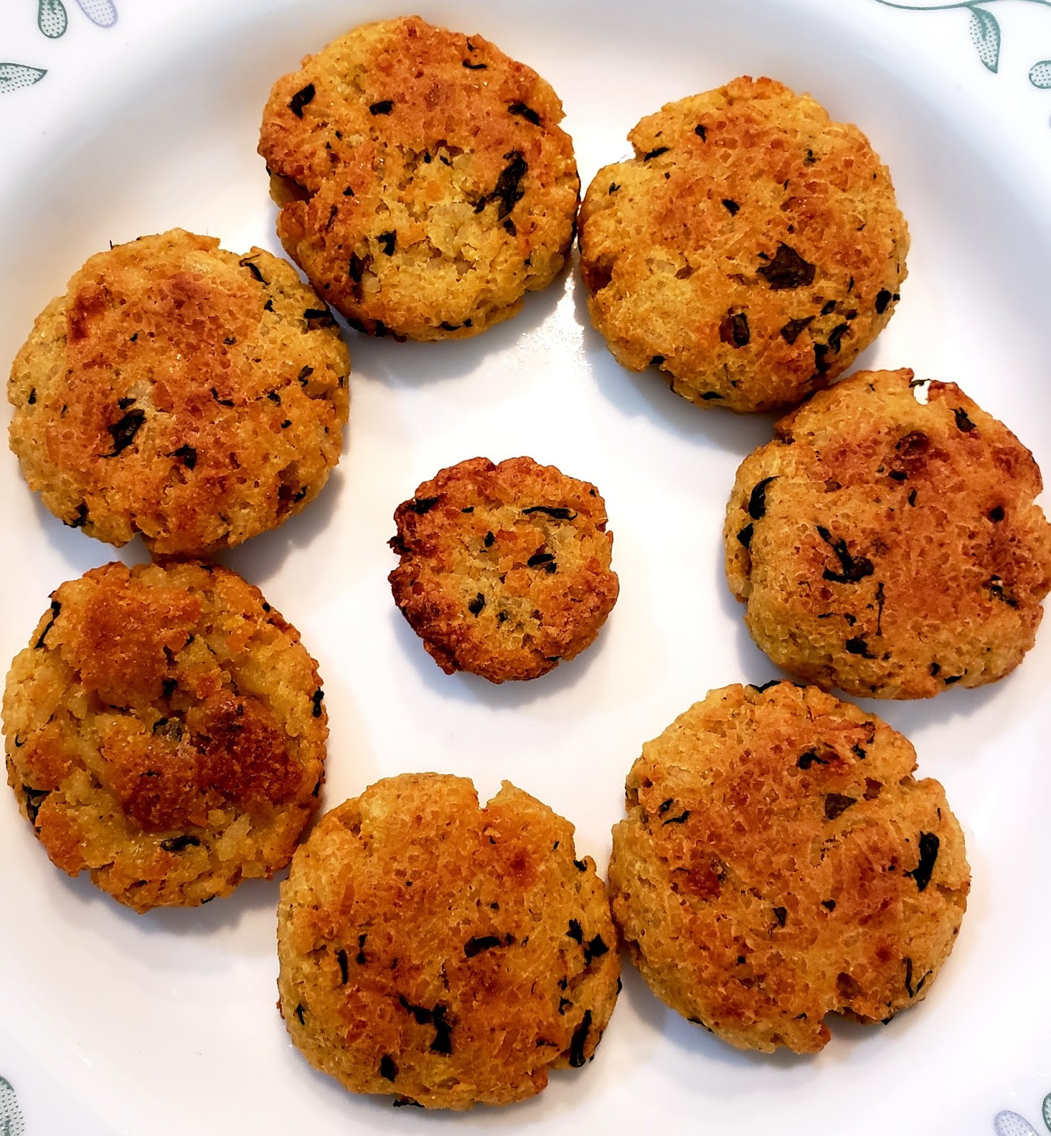 Patties With Leftover Rice & Cheese