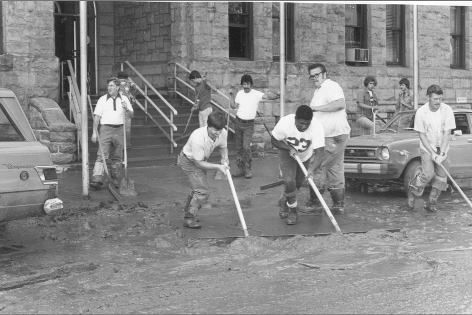 Vintage Johnstown Cleaning out City Hall
