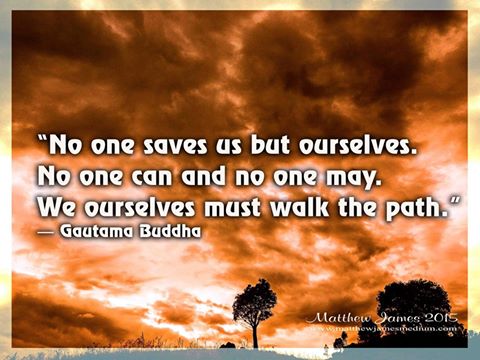 A Light In The Darkness: 'No one saves us but ourselves. No one can and