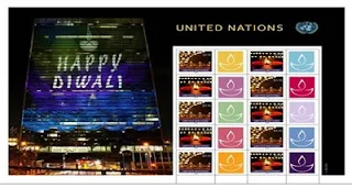 UNPA issues special postal stamps to mark Diwali celebration