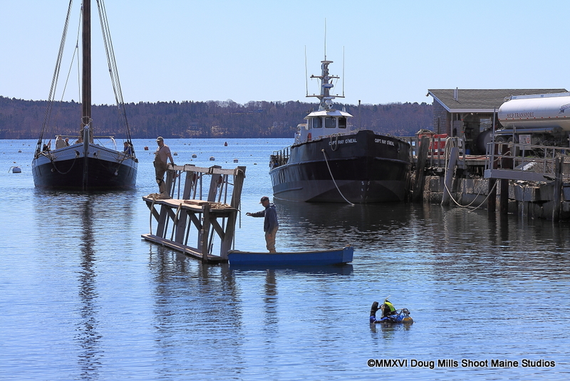 Maine Windjammer Project Hauling 100 Year Old Schooner Mercantile