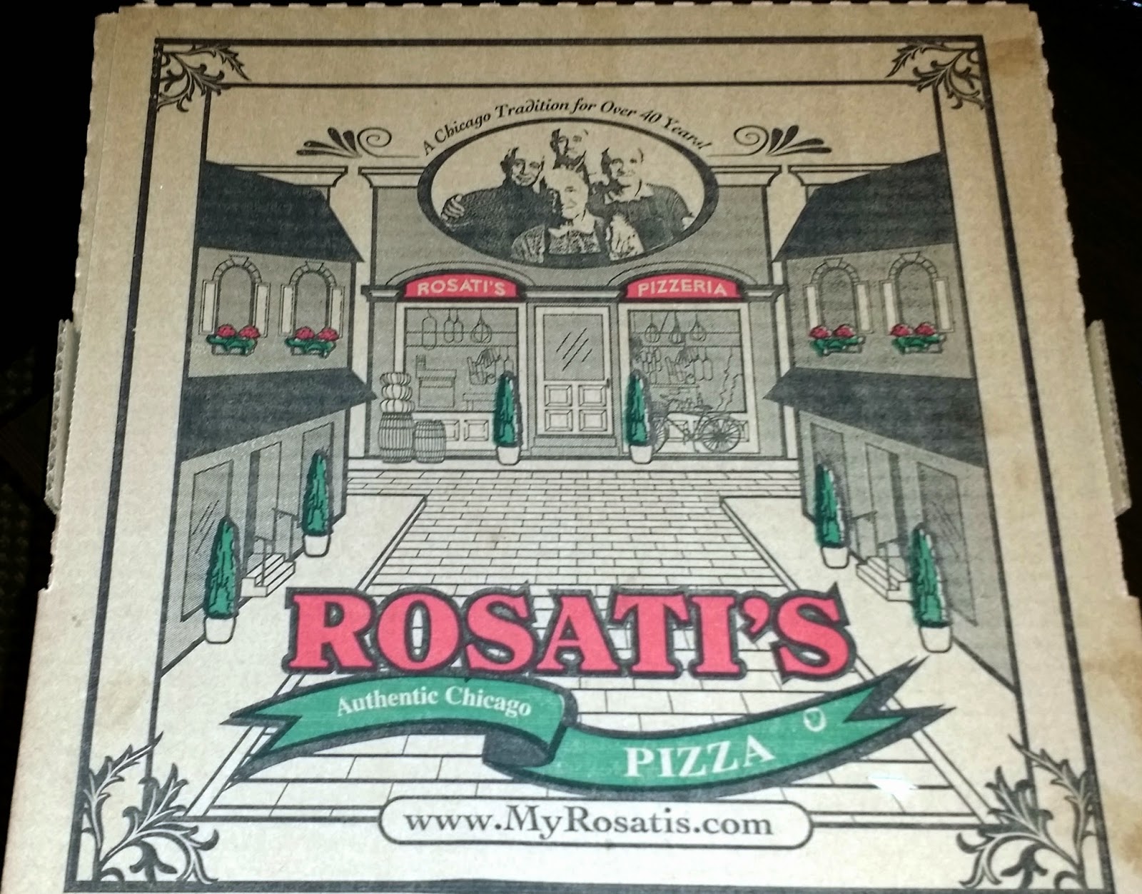 Pizza Quixote Review Rosati's Authentic Chicago Pizza, Bloomington IL