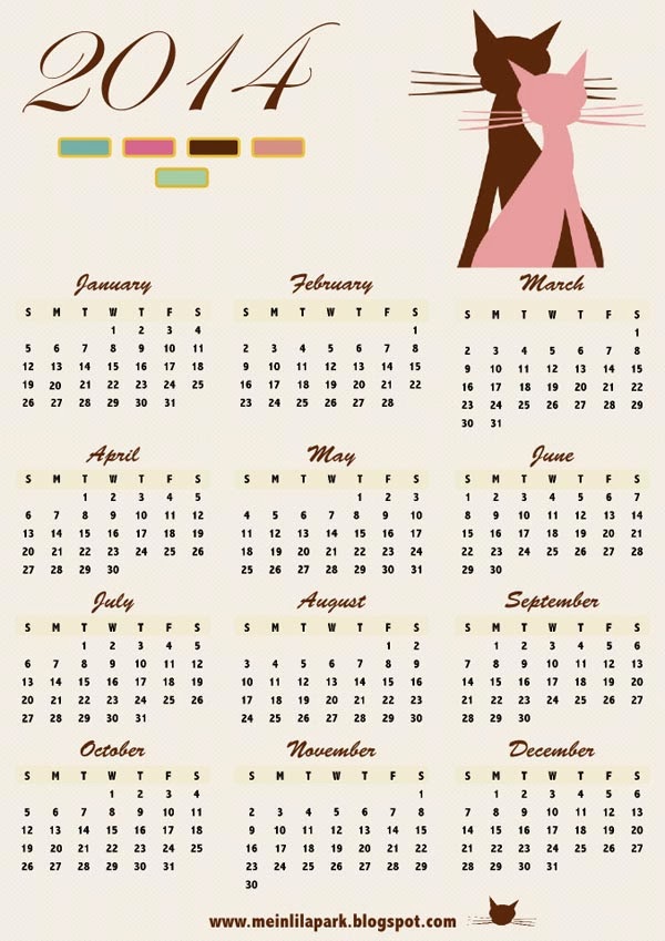 free printable calendar