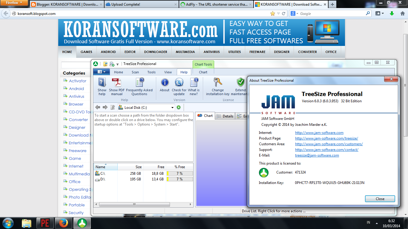 TreeSize Professional 6.0.3 Full Serial