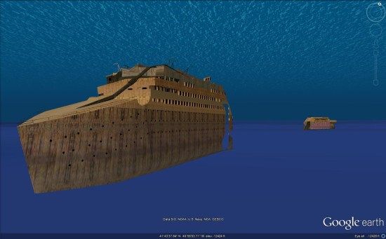 Can You See The Titanic On Google Earth Tour the Titanic in Underwater with Google Earth