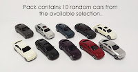 SFZ7 Assorted cars (x10) Colours/style may vary. 