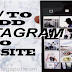 Add Instagram to Your Website