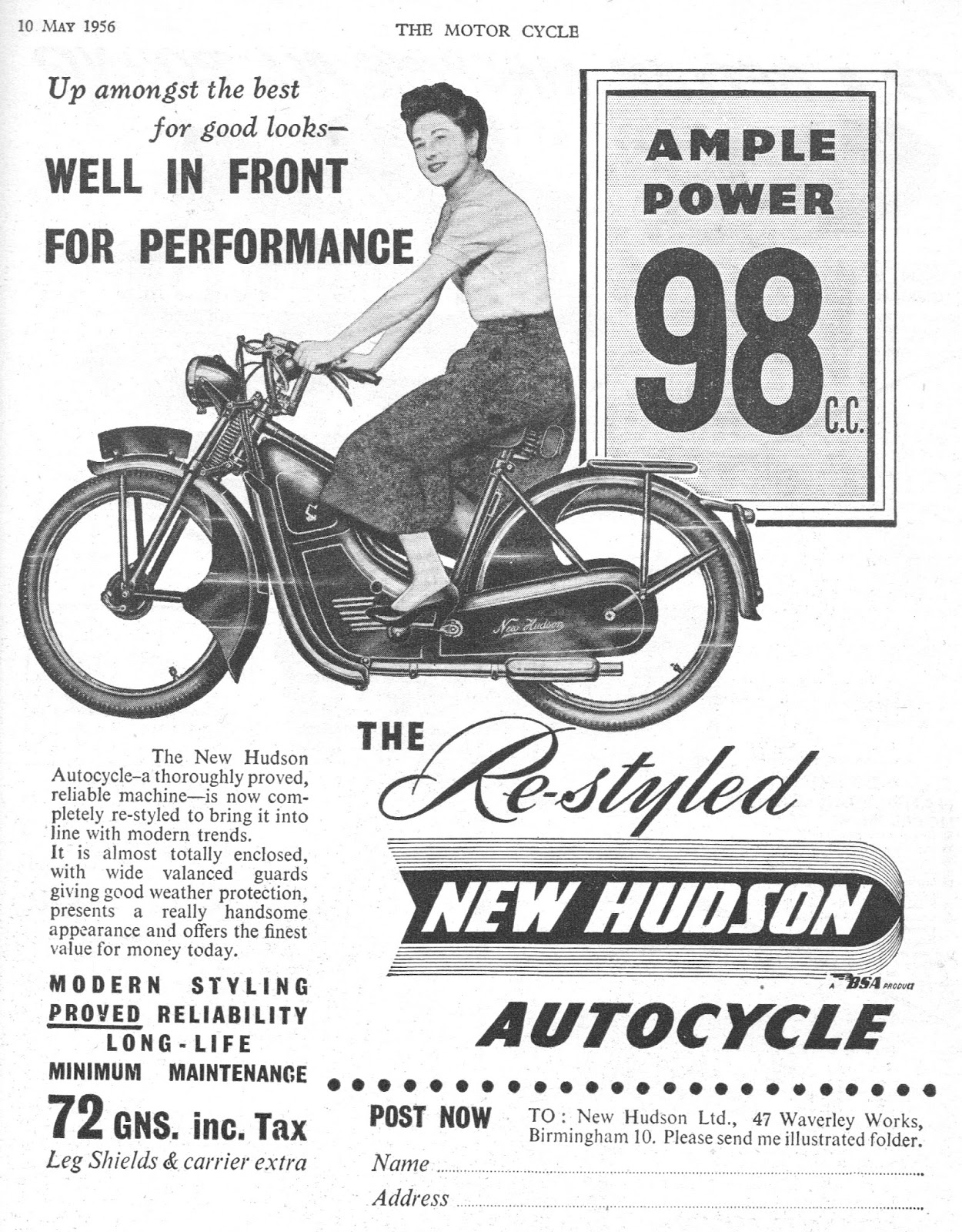 Progress is fine, but it's gone on for too long. New Hudson, 1956