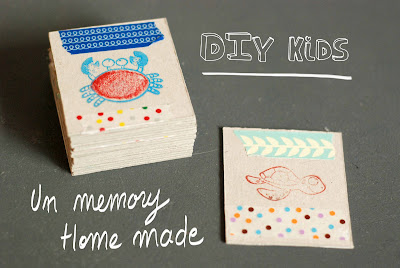 DIY kids réaliser un memory home made