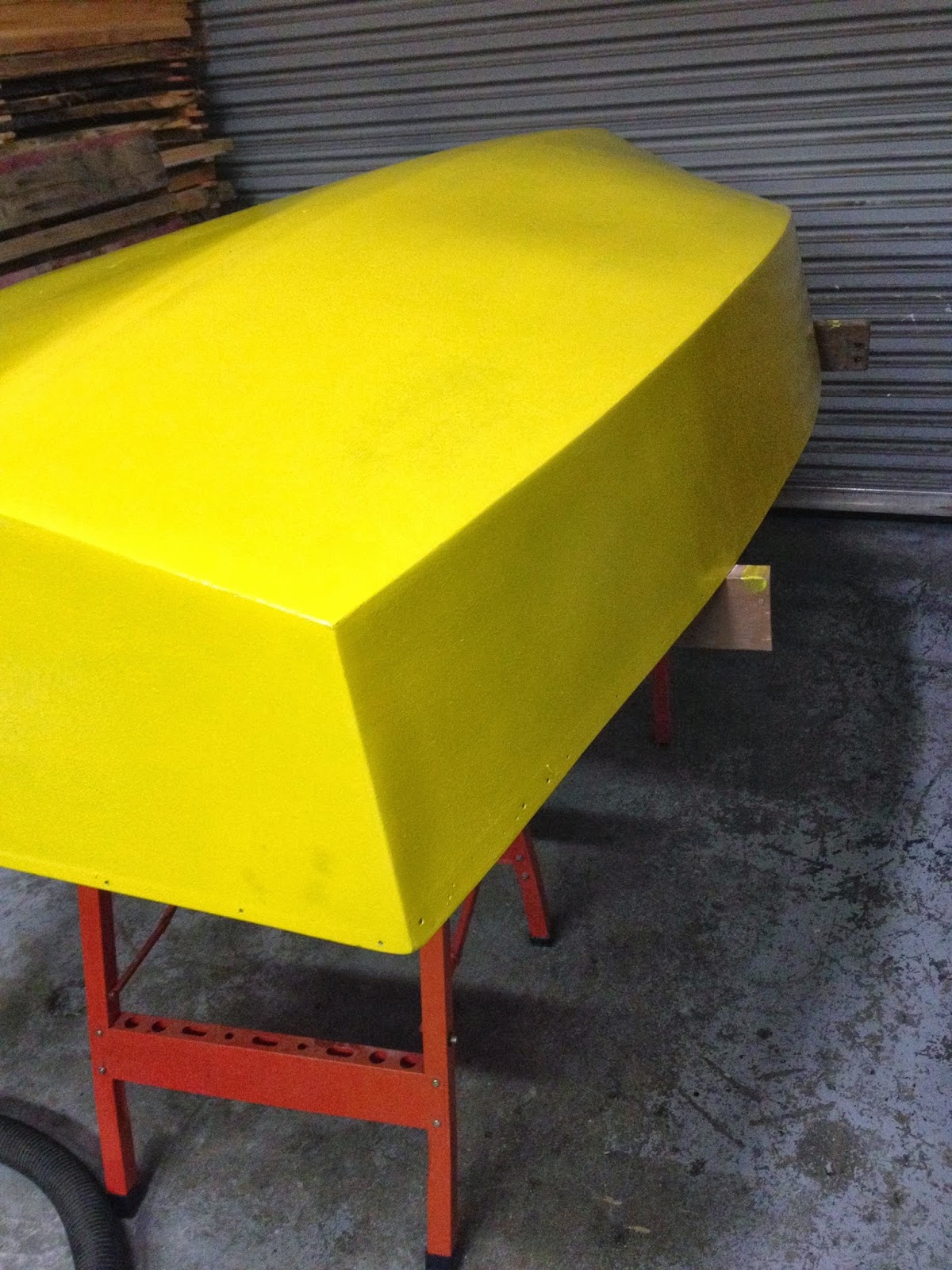 Grandpa Jim's Garden Applying gel coat to my boat