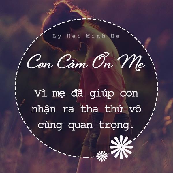 Những lời cảm ơn Mẹ ý nghĩa xuất phát từ trái tim con