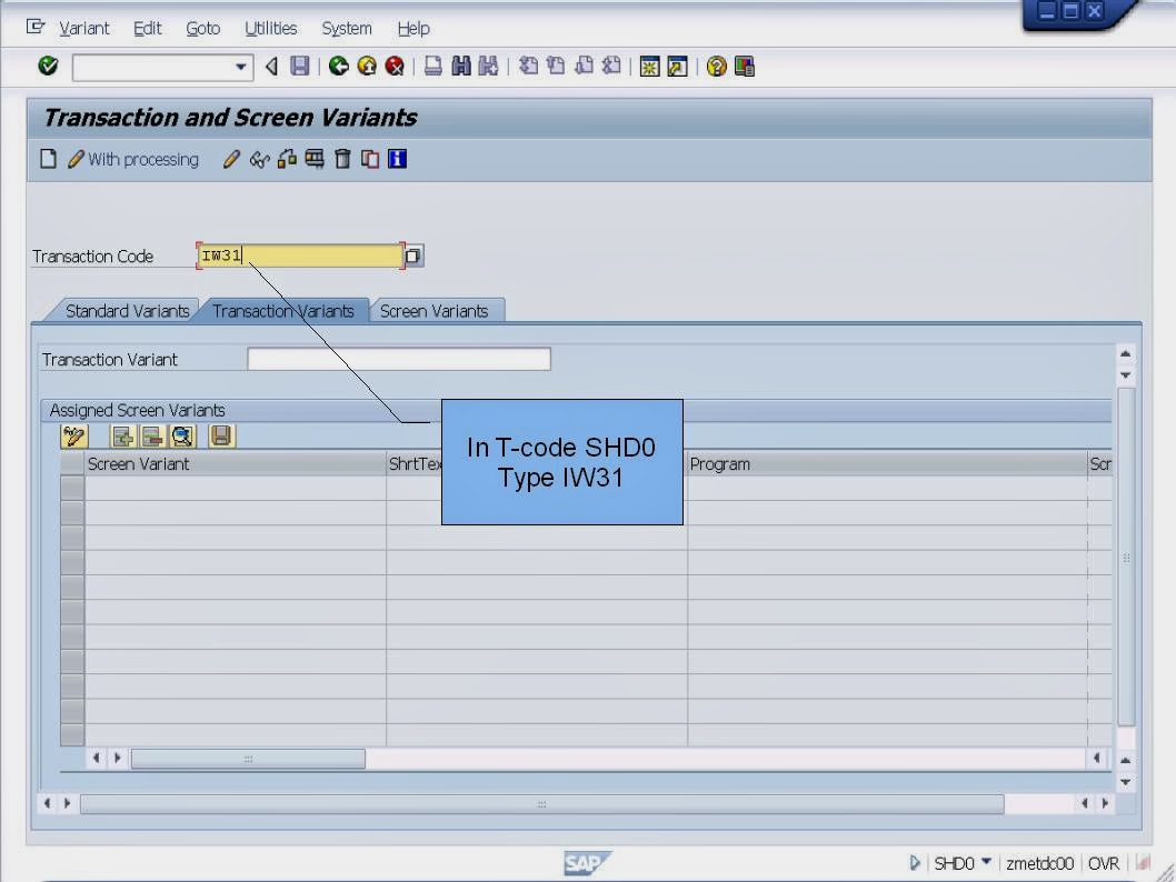 青蛙SAP分享 Froggy's SAP sharing: Tech10 Create Transaction Variant for IW31