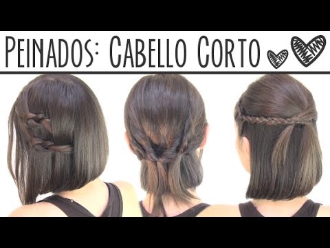 PEINADOS FÁCILES PARA CABELLO CORTO by maquillajebellezamujer.blogspot.com