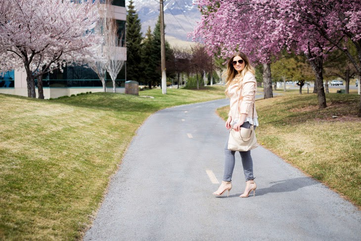 Peachy Tones Walking