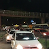 Congestionamento na Bernardo Vieira, em frente Midway Mall