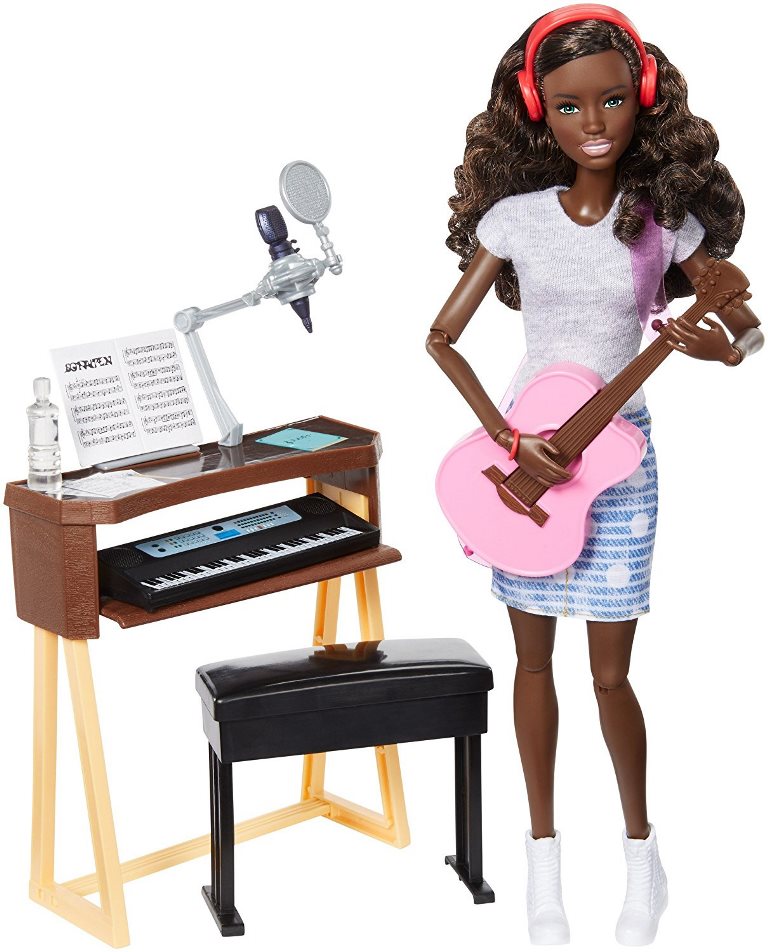 Black Doll Collecting New Articulated Musician Barbie