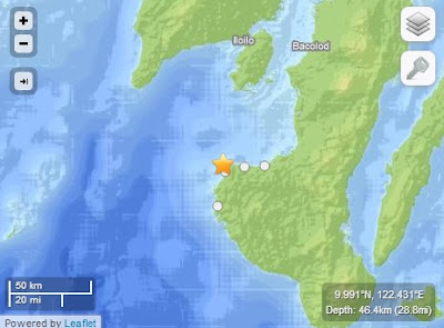 Magnitude 5.8 earthquake Cauayan, Negros Occidental